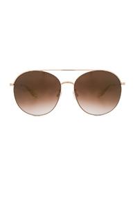 Barton Perreira Luna Sunglasses In Metallics