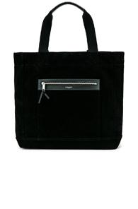 Saint Laurent City Shopping Bag In Black