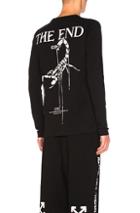 Off-white Othelo's Scorpion Long Sleeve Tee In Black