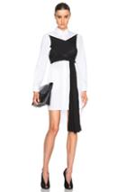 Mm6 Maison Margiela Poplin Dress In White