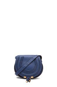Chloe Small Marcie Satchel In Blue
