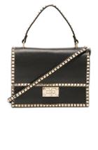 Valentino Rockstud No Limit Top Handle Bag In Black