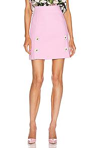 Dolce & Gabbana Embellished Rosa Skirt In Pink