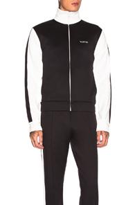 Valentino Track Jacket In Black,white