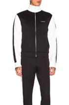 Valentino Track Jacket In Black,white