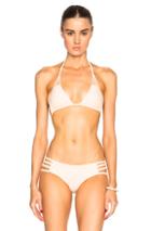 Tori Praver Swimwear Shyla Bikini Top In Neutrals