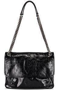 Saint Laurent Medium Niki Chain Bag In Black