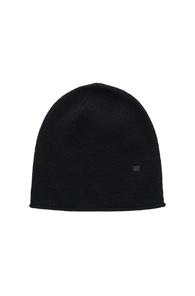 Acne Studios Face Slouch Beanie In Black