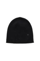 Acne Studios Face Slouch Beanie In Black