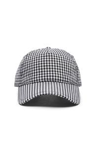 Rag & Bone Marilyn Baseball Cap In Blue,checkered & Plaid