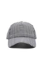 Rag & Bone Marilyn Baseball Cap In Blue,checkered & Plaid