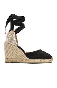 Castaner Carina Espadrille In Black,neutral