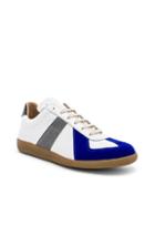 Maison Margiela Leather Replica Low Tops In White