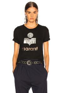 Isabel Marant Etoile Koldi Tee In Black