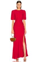 Saloni Annie B Maxi Dress In Red