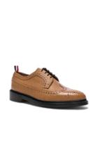 Thom Browne Classic Longwing Brogues In Brown