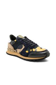 Valentino Sneakers In Blue,abstract