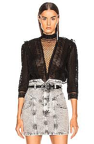 Isabel Marant Roscoe Top In Black