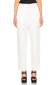 Mm6 Maison Margiela Viscose Pants In White