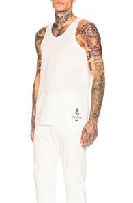 Y-3 Yohji Yamamoto Classic Tank Top In White