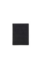 Thom Browne Pebble Grain Passport Holder In Black