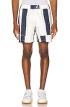 Jacquemus Striped Shorts In Blue,stripes,white