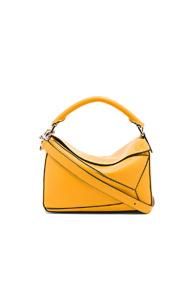Loewe Puzzle Small Bag In Yellow
