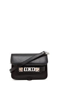 Proenza Schouler Mini Ps11 Classic Smooth Leather Shoulder Bag In Black