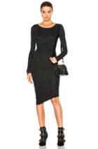 Fine By Superfine Snug Dress In Black,gray