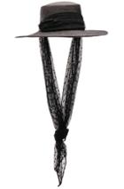 Sensi Studio Cordovez With Adjustable Dotted Tulle Hat In Black