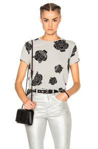 Kenzo The Allover Tiger Tee In Gray,abstract