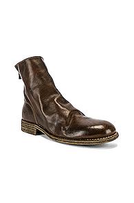 Guidi Back Zip Boot In Brown