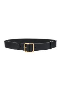 Alexander Mcqueen Eyelet Belt In Black