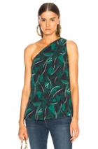 Equipment Lucina Blouse In Abstract,green