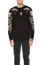 Marcelo Burlon Pontotoe Long Sleeve Tee In Black