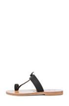 K Jacques Ganges Slip On Sandals In Black