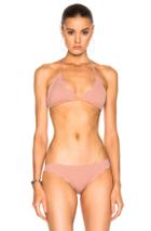 Marysia Swim Broadway Bikini Top In Pink