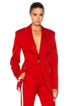 Calvin Klein 205w39nyc Wool Twill Blazer In Red