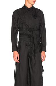 Craig Green Crop Shirt In Black