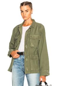Citizens Of Humanity Kylie Military Jacket In Green