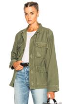 Citizens Of Humanity Kylie Military Jacket In Green