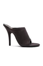 Yeezy Season 6 Canvas Mules In Black
