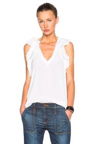 Calvin Rucker Lose My Breath Top In White