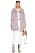 Shrimps Pyrus Faux Fur Coat In Purple