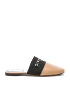 Givenchy Bedford Flat Mules In Neutral