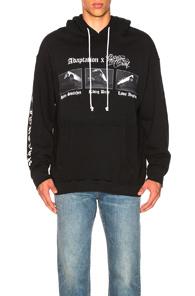 Adaptation Printed Hoodie In Black