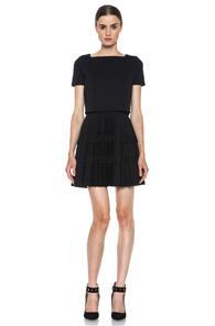 Red Valentino Mini Dress In Black