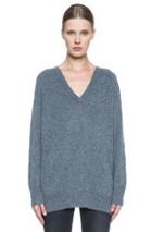 Equipment Asher Cashmere V Neck In Gray