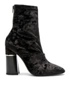 3.1 Phillip Lim Kyoto Velvet Boots In Black
