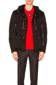Givenchy Hooded Parka In Black